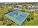 Two well-maintained tennis courts at 5157 Beach Se Dr # C, St Petersburg, FL 33705