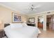Spacious Primary bedroom with ensuite bathroom access at 400 Larboard Way # 106, Clearwater Beach, FL 33767