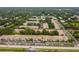 Aerial view of apartment community highlighting building location and parking at 4001 58Th N St # 16, Kenneth City, FL 33709