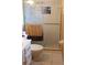A bathroom with a shower stall, toilet, and vanity at 8665 Mockingbird Ln, Seminole, FL 33777