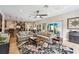 Spacious living room with plenty of natural light and access to the backyard at 11519 Belle Haven Dr, New Port Richey, FL 34654
