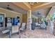 Relaxing community patio with seating and vending machines at 11519 Belle Haven Dr, New Port Richey, FL 34654
