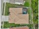 Property boasts a large backyard, a pool, and a fenced-in area at 11519 Belle Haven Dr, New Port Richey, FL 34654