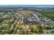 Aerial view of neighborhood with waterfront access at 103 Brigadoon Dr, Clearwater, FL 33759