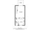 Floor plan of main level, showing kitchen, living room, and foyer at 103 Brigadoon Dr, Clearwater, FL 33759