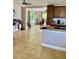 Kitchen view of dining area with table and chairs at 6196 Coralberry Ter, Port Charlotte, FL 33981