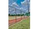 Tennis court with chain link fence and grassy area at 6196 Coralberry Ter, Port Charlotte, FL 33981