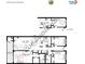 Detailed floor plan showcasing the layout of the home, including room dimensions at 2618 Gulf Blvd # 505, Indian Rocks Beach, FL 33785