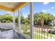 Private balcony overlooking a tree-lined street and neighborhood at 2430 6Th N Ave, St Petersburg, FL 33713
