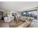 Spacious living room with ocean view and comfortable seating at 1540 Gulf Blvd # 2102, Clearwater Beach, FL 33767