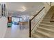 Carpeted staircase leading to upper level at 2313 Sunset Wind Loop, Oldsmar, FL 34677