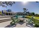 Enjoy the view from this community seating area at 2313 Sunset Wind Loop, Oldsmar, FL 34677