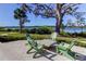 Relaxing seating area with a view of the water at 2313 Sunset Wind Loop, Oldsmar, FL 34677