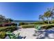 Enjoy the waterfront view from this relaxing seating area at 2313 Sunset Wind Loop, Oldsmar, FL 34677