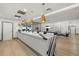 Contemporary bar with a sleek countertop and gold accents at 540 N Tamiami Trl # 1702, Sarasota, FL 34236