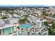Stunning rooftop pool and patio area with city views at 540 N Tamiami Trl # 1702, Sarasota, FL 34236