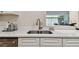 Modern kitchen sink with quartz countertops at 36750 Us Highway 19 N # 15305, Palm Harbor, FL 34684