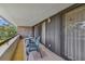 Enjoy the view from this private balcony with seating area at 36750 Us Highway 19 N # 15305, Palm Harbor, FL 34684
