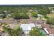 Aerial view showcasing the house and surrounding area at 7979 Garden N Dr, St Petersburg, FL 33710