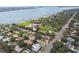 Wide shot of a neighborhood near the water at 7979 Garden N Dr, St Petersburg, FL 33710