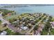 Aerial view of the property and surrounding neighborhood at 7979 Garden N Dr, St Petersburg, FL 33710