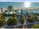 Beachfront property view from above at 20052 Gulf Blvd, Indian Shores, FL 33785