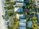 Bird's eye view of beach home and surroundings at 20052 Gulf Blvd, Indian Shores, FL 33785