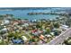 Aerial view showing home's location near the water at 5 158Th Ave, Redington Beach, FL 33708