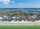 Aerial view of a house near the beach, showing its location and neighborhood at 5 158Th Ave, Redington Beach, FL 33708