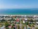 Aerial view showing home's location near the beach at 5 158Th Ave, Redington Beach, FL 33708