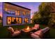A cozy backyard with a fire pit and ample seating, ideal for outdoor gatherings at 2721 17Th N Ave, St Petersburg, FL 33713