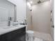 Modern bathroom with walk-in shower, stylish vanity, and sleek fixtures at 2721 17Th N Ave, St Petersburg, FL 33713