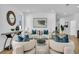 Tastefully decorated living room with stylish furniture, modern decor, and plenty of natural light at 2721 17Th N Ave, St Petersburg, FL 33713