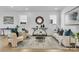Bright living room featuring stylish furniture, modern decor, and ample natural light at 2721 17Th N Ave, St Petersburg, FL 33713