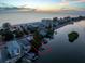 Beachfront property with canal access and sunset views at 20051 Gulf Blvd, Indian Shores, FL 33785
