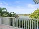 Peaceful waterfront view from private balcony at 20051 Gulf Blvd, Indian Shores, FL 33785