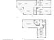 Two-story floor plan featuring 2 bedrooms, 2 bathrooms, living room, kitchen and balcony at 20051 Gulf Blvd, Indian Shores, FL 33785