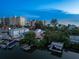 Elevated view of waterfront home with private dock, showcasing its location and proximity to the water at 20051 Gulf Blvd, Indian Shores, FL 33785