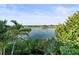 Scenic waterfront view with lush tropical foliage at 20051 Gulf Blvd, Indian Shores, FL 33785