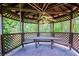 Relaxing gazebo nestled within lush greenery at 15350 Scanio Dr, Spring Hill, FL 34610