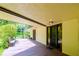 Long wooden deck runs the length of the house, offering ample outdoor space at 15350 Scanio Dr, Spring Hill, FL 34610