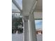 Close-up of enclosure features for enhanced safety and privacy while accentuating the outdoor pool area at 1549 Linwood Dr, Clearwater, FL 33755