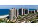 High-rise condominium complex with ocean views and nearby amenities at 1560 Gulf Blvd # 1004, Clearwater Beach, FL 33767