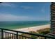 Balcony with breathtaking ocean and beach views at 1560 Gulf Blvd # 1004, Clearwater Beach, FL 33767