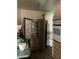 Kitchen with stainless steel refrigerator and oven at 385 Dolphin Se Ave, St Petersburg, FL 33705