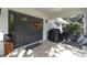 Double front doors, welcome mat, and fall decorations at 10208 Grove Dr, Port Richey, FL 34668