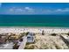 Expansive beach view from the property, offering serene coastal living at 2 4Th Ave, Indian Rocks Beach, FL 33785