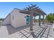 A rooftop deck with a pergola at 2 4Th Ave, Indian Rocks Beach, FL 33785