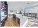 Modern kitchen with white counters and city views at 777 3Rd N Ave # 1204, St Petersburg, FL 33701