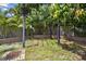 Landscaped backyard with a charming pergola at 4822 3Rd S Ave, St Petersburg, FL 33711